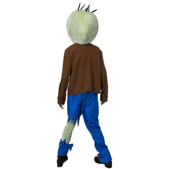Plants Vs Zombies Large 15” Plush Foam Zombie Halloween Mask Costume - Picture 7 of 16